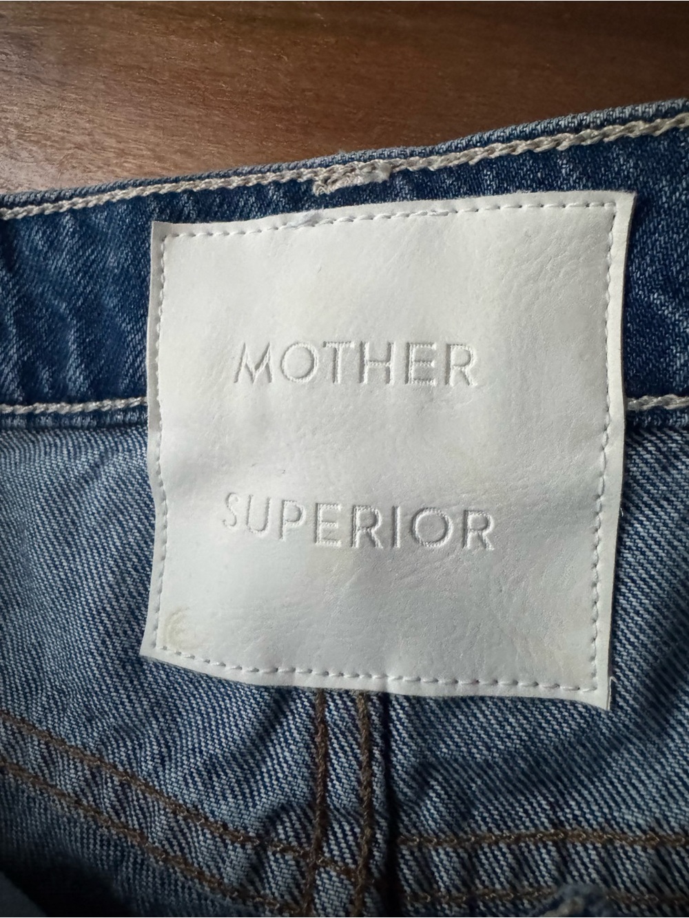 Sz27 NWT MOTHER SUPERIOR The Dodger Button Flood Wide-Leg Jeans - Picture 8 of 12